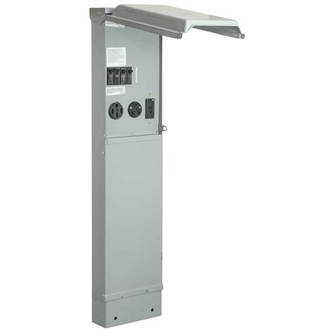 30 amp rv pedestal electrical box|50 amp rv pedestal outlet.